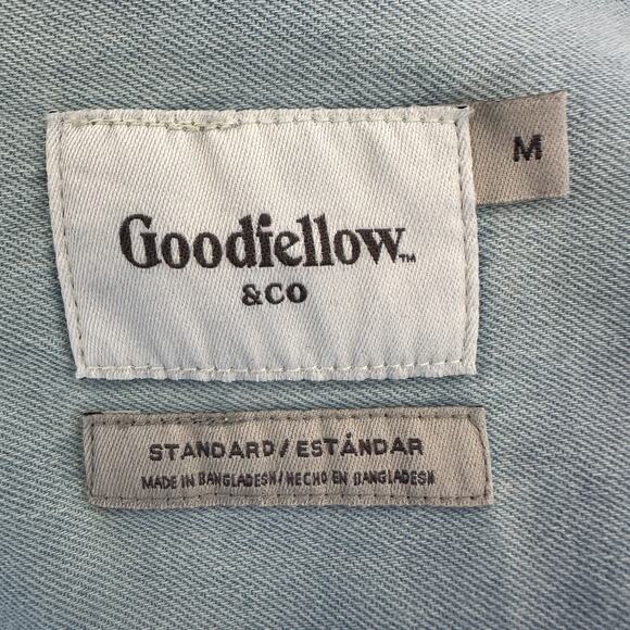 Retro Housewife WIne Chambray Button Down Shirt  MEDIUM Oversized Unique Unhinge - Picture 5 of 6